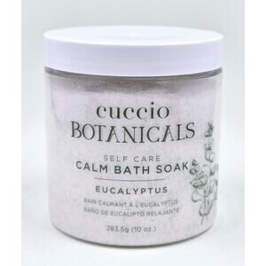 Cuccio Botanicals Eucalyptus Calm Bath Soak 10oz/283.5g NEW SEALED Full Size